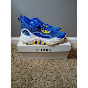 Under Armour Curry 3Z 24 Basketball Shoes Warriors Blue Men's Size 9 3027626-400